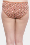 Rosaline Pure Cotton Full Coverage Slim Elastic Panty (Pack of 3)- Blue n Brown — thumbnail 3